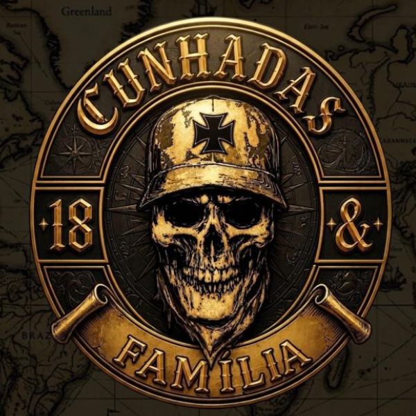 Adesivo Cunhadas nº 04 -10 Unidade - Tamanho 9.5x8