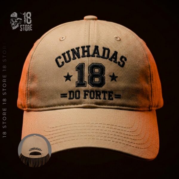 Boné Cunhadas 18 do Forte Bege