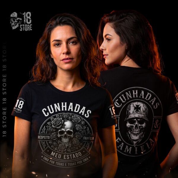 Camiseta  Cunhadas Meu Estado