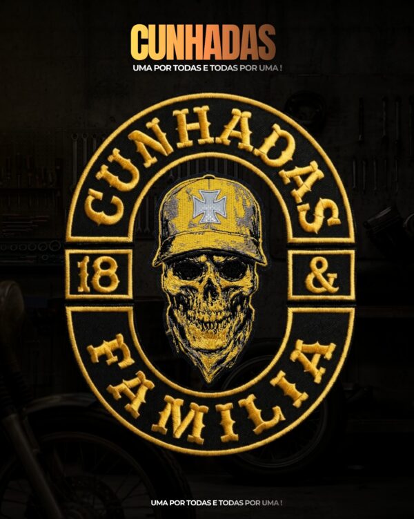 kit completo de patch c/ Caveira